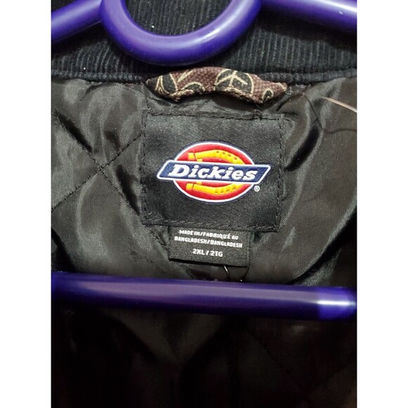 NWT DICKIES Ellis Floral Print Duck Brown Canvas Cropped Jacket Sz 2XL - Picture 3 of 16